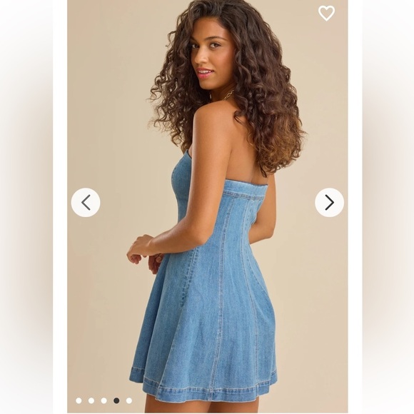 New with tags Altar’d State Alissa Denim Romper - Picture 4 of 5